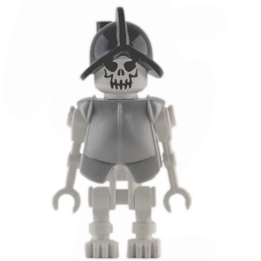 Skeleton (Evil Face, Armor and Helmet, Straight Arms)