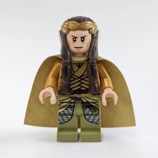 Elrond (Crown, Olive Green Cape)