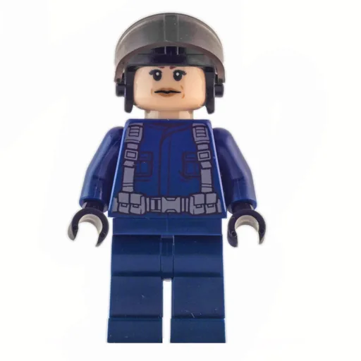Guard in Helmet with Trans-Brown Visor (Female)