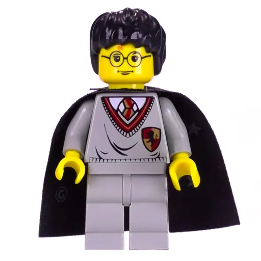 Harry Potter (Yellow Skin, Gryffindor Sweater with Crest, Cape with Stars)
