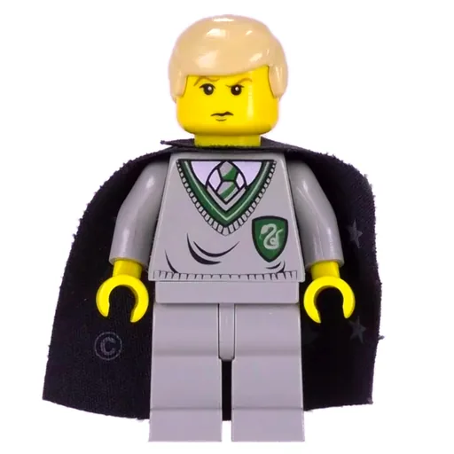 Draco Malfoy (Yellow Skin, Slytherin Sweater, Cape with Stars)