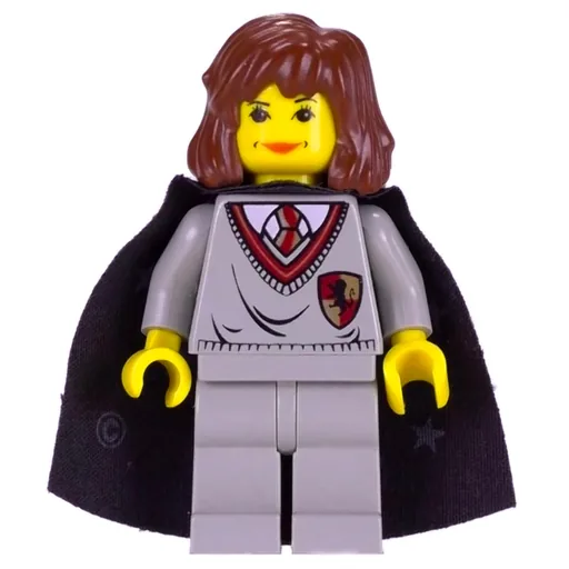 Hermione Granger (Yellow Skin, Gryffindor Sweater with Crest, Cape with Stars)