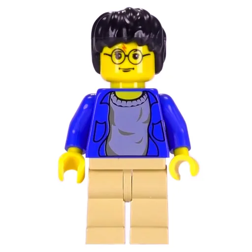 Harry Potter (Yellow Skin, Open Blue Jacket)