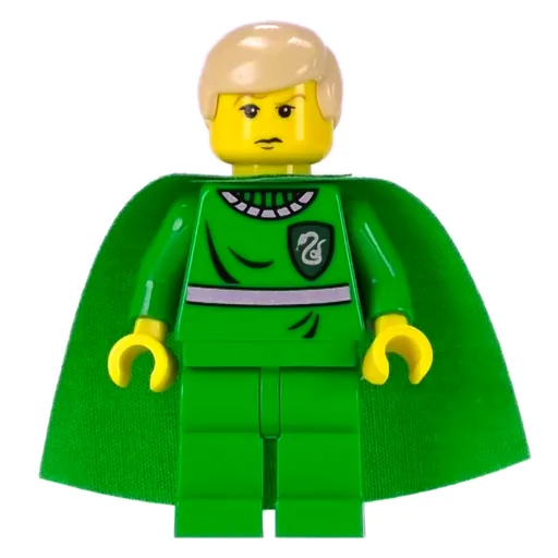 Draco Malfoy (Yellow Skin, Green Slytherin Quidditch Uniform)