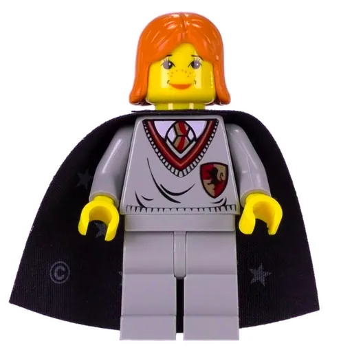 Ginny Weasley (Yellow Skin, Gryffindor Sweater with Crest, Cape with Stars)