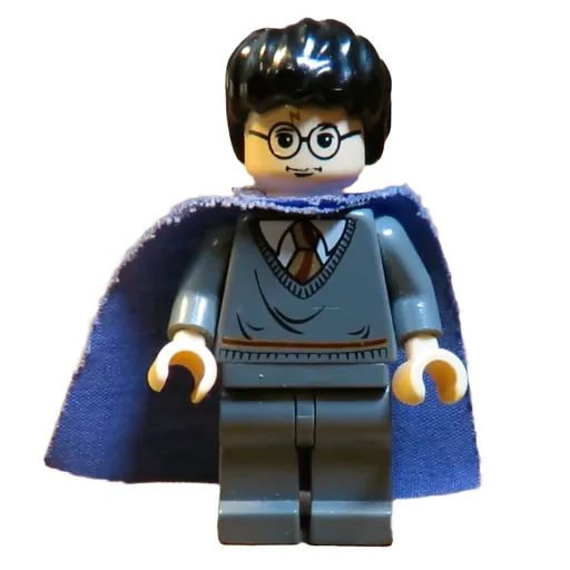 Harry Potter (Gryffindor Sweater, Violet Cape)