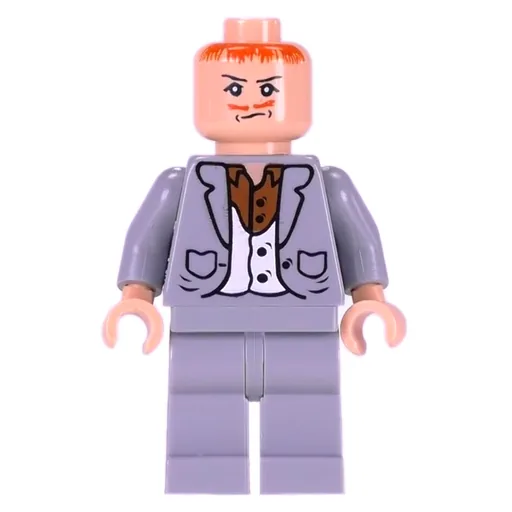 Peter Pettigrew (Light Bluish Gray Suit, Printed Hair)
