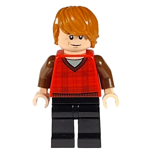 Ron Weasley (Red Tartan Sweater Vest, Black Legs)