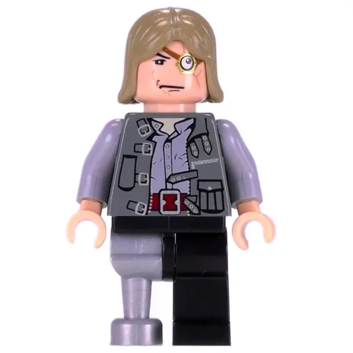 Alastor Mad-Eye Moody (Pearl Light Gray Peg Leg)