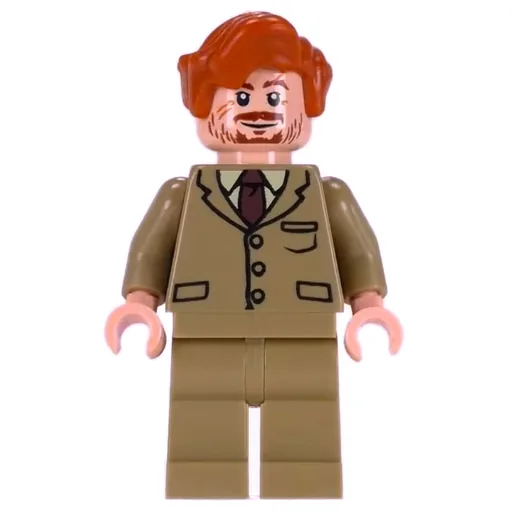 Remus Lupin (Dark Tan Suit, Dark Orange Hair)