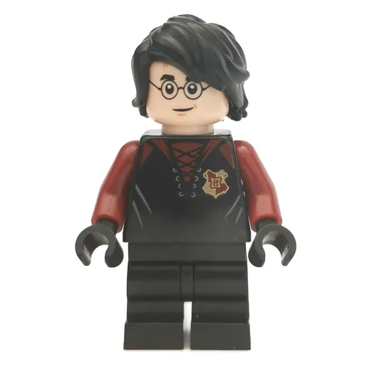 Harry Potter (Tournament Uniform Black and Dark Red with Hogwarts Crest, Medium Legs)