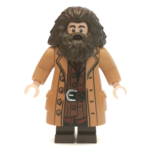 Rubeus Hagrid (Medium Nougat Overcoat, Arms with Pins (3626c Head))
