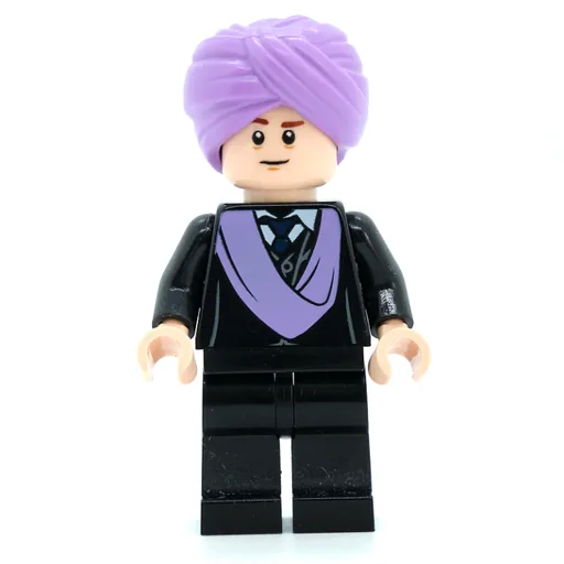 Professor Quirinus Quirrell (Voldemort) (Medium Lavender Turban, Black Suit)