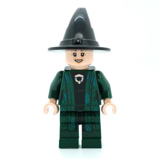 Professor Minerva McGonagall (Dark Green Robes, Black Hat (Dual Sided Head))