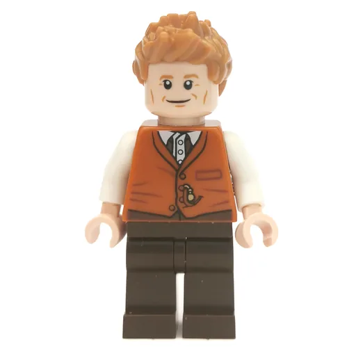 Newt Scamander (Dark Orange Vest over White Shirt)