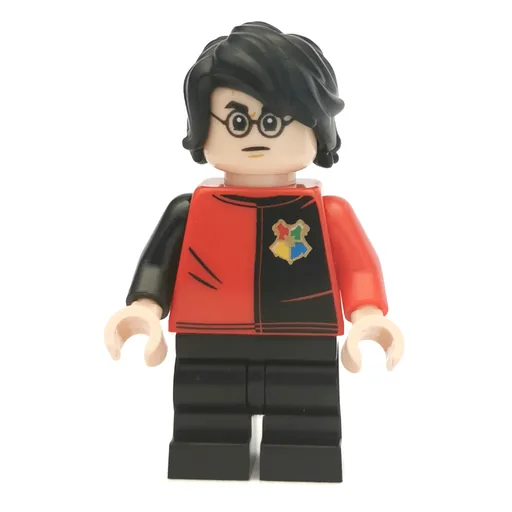 Harry Potter (Tournament Uniform Red and Black with Hogwarts Crest, Medium Legs)