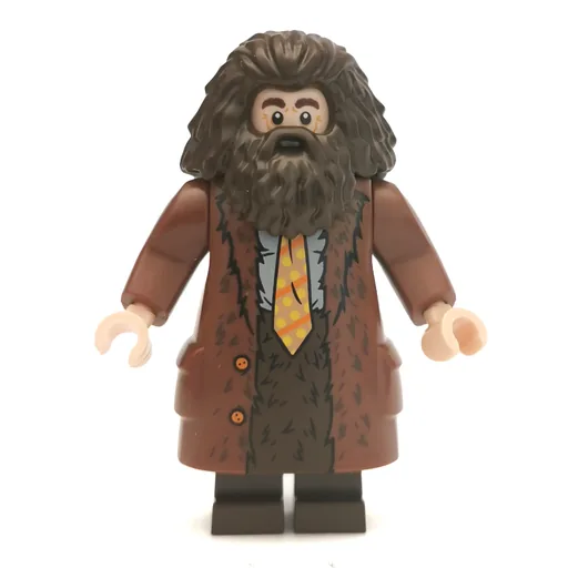 Rubeus Hagrid (Reddish Brown Overcoat, Arms with Pins)