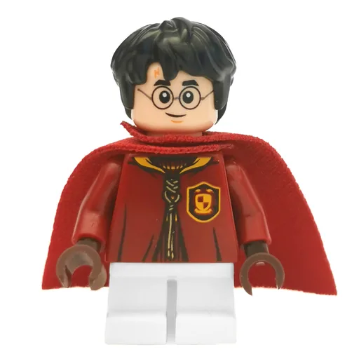 Harry Potter (Dark Red and White Quidditch Uniform, Short Legs)