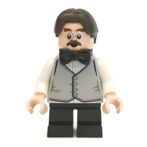 Professor Filius Flitwick (Light Bluish Gray Vest over White Shirt)