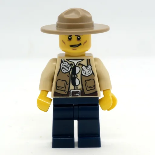 Swamp Police / Ranger (Dark Tan Campaign Hat, Dark Blue Legs)