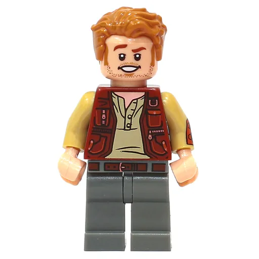 Owen Grady with Reddish Brown Vest (and Dark Bluish Gray Legs with Belt)