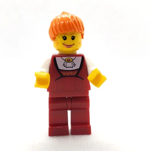 Female (Dark Red Torso, Dark Red Legs, White Shirt)