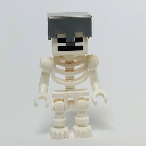 Skeleton (Square Skull, Flat Silver Helmet)