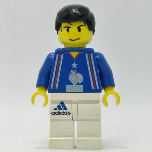 Soccer Player Blue Torso (White Legs 1)