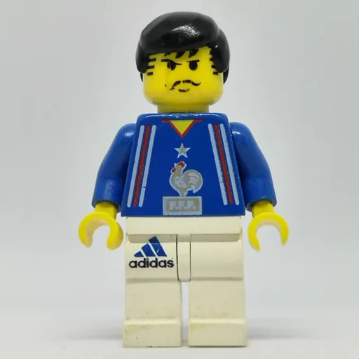 Soccer Player Blue Torso (White Legs 3)