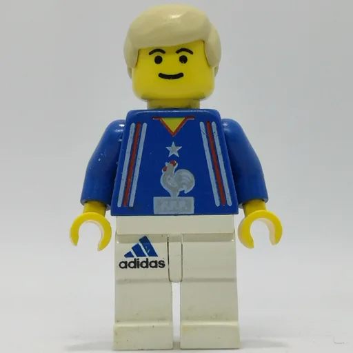 Soccer Player Blue Torso (White Legs 4)
