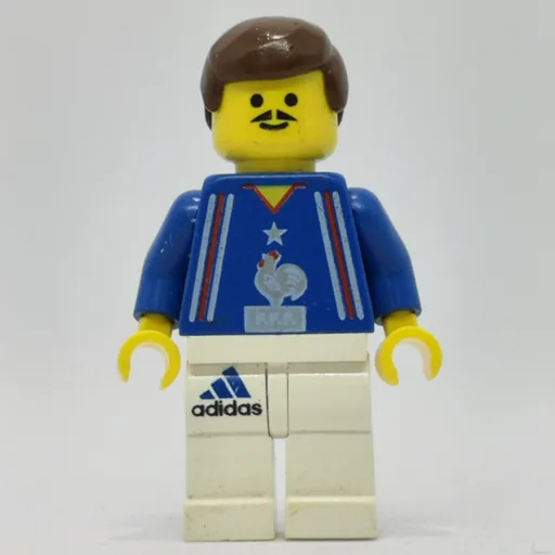 Soccer Player Blue Torso (White Legs 5)