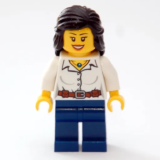 Female (White Blouse, Dark Blue Legs, Black Hair)