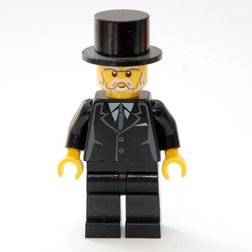 Sleigh Driver (Black Suit, Top Hat)