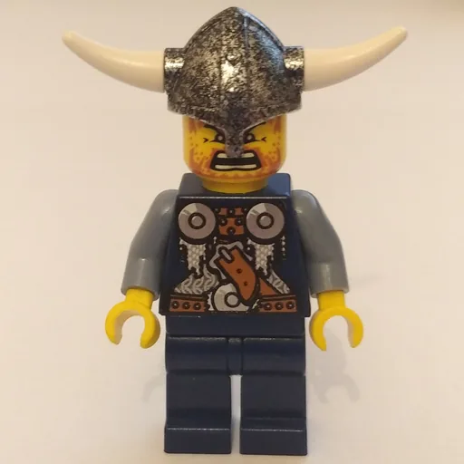Viking Blue Chess Pawn
