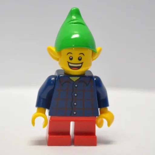 Elf (Dark Blue Plaid Button Shirt)