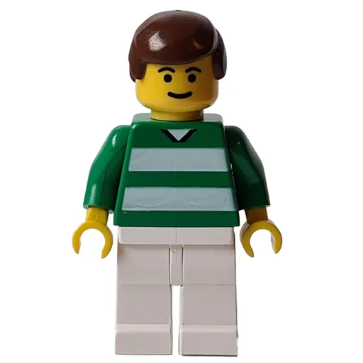 Soccer Player Green Torso (White Legs #11)