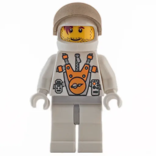 Mars Astronaut (Stubble, Printed Hair over Eyes)