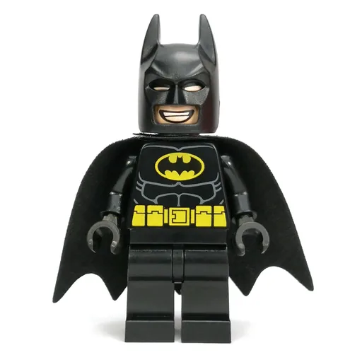 Batman (Black Suit, Black Cape and Cowl, Yellow Batman Logo, Black Headband)
