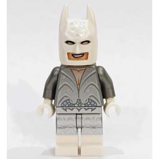 Batman (Glitter Silver Suit, White Cowl)
