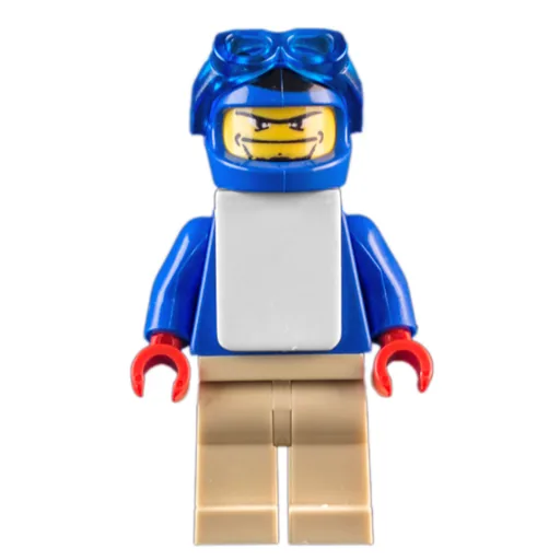 Snowboarder (Blue, Blue Helmet)