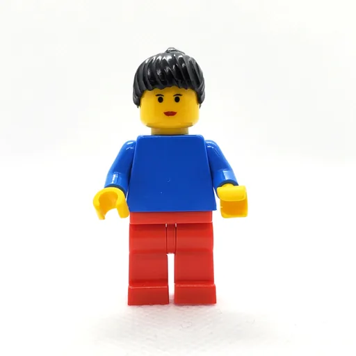 Soccer Player Blue Torso (Red Legs, Female 2)