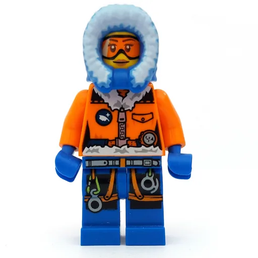Arctic Explorer (Hood, Printed Orange Goggles, Woman)