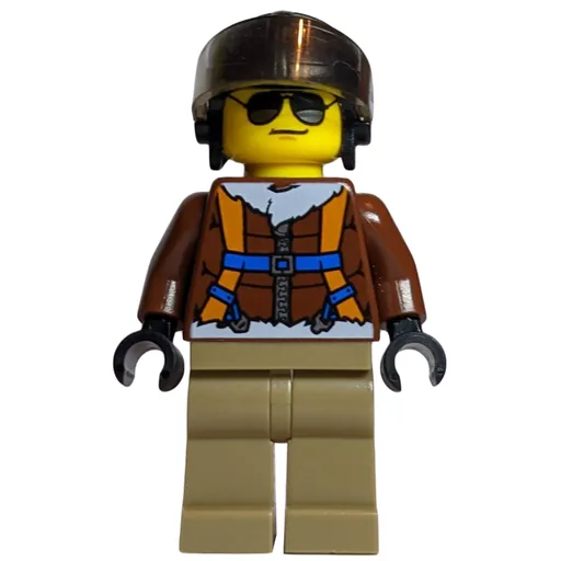 Arctic Explorer (Pilot, Black Helmet, Sunglasses)
