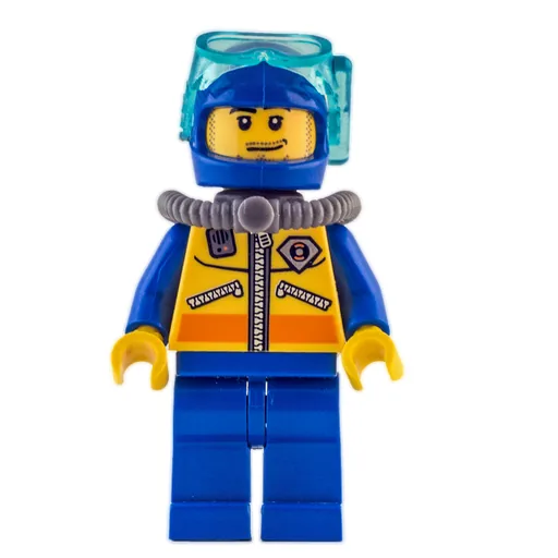 Coast Guard Diver (Blue Helmet, Airtank, Mask)