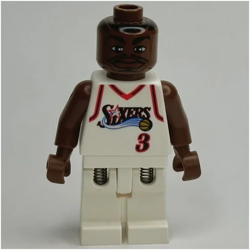 Allen Iverson (Philadelphia 76ers #3, White)