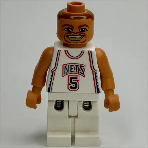 Jason Kidd (New Jersey Nets #5, White)