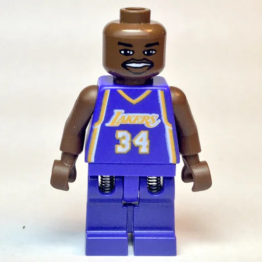 Shaquille O'Neal (Los Angeles Lakers #34, Violet)
