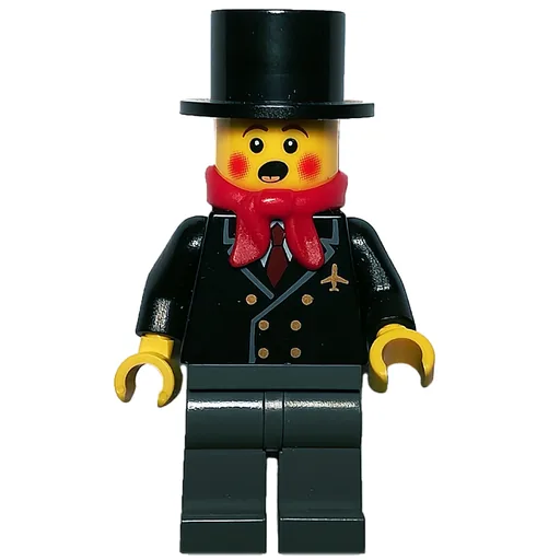 Caroler (Man, Jacket with Plane)
