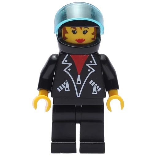 Black Jacket (Black Legs, Black Helmet, Female)