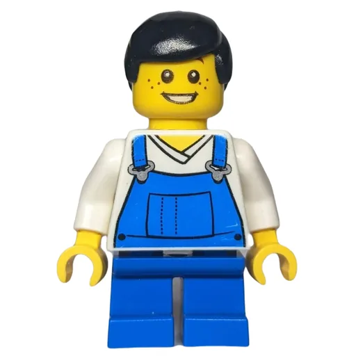 Boy (Blue Overalls, Short Blue Legs)